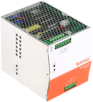 Alimentation électrique pour serveur de centre de données 960W 24V 48V Série NDR Haute efficacité Alimentation sur rail DIN Sortie unique 200-264VAC