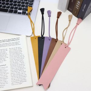 Marcapáginas de Cuero PU con Borla, Regalos para Amantes de la Lectura, Marcador de Páginas Promocional Colorido - Product Image 3