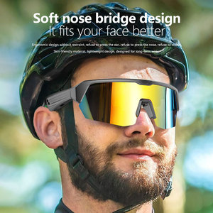 Gafas de Sol Deportivas para Exteriores Eraysun UV 400, Lentes Inteligentes de Moda para Ciclismo con Bluetooth para Escuchar Música y Hacer Llamadas, Gafas IA YJ006 - Product Image 3