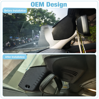 Originele stijl 4K Dual Dashcam voor high-end BMW 3-serie voor en achter, ingebouwde WiFi, plug-and-play, verborgen video recorder