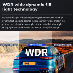 Autosight T2 Mini Xe DVR 2K 1080P Dash Máy Ảnh Phía Trước Và Phía Sau Độ Phân Giải Cao Wifi Xe Ghi Âm WDR Đa-Chức Năng Ống Kính Kép - Product Image 5