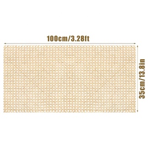 Décoration en rotin de qualité supérieure, vente en gros, sangle en maille en rouleau de rotin naturel de l'usine chinoise pour meubles en rotin - Product Image 2