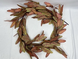 Guirlande de feuilles vertes décoratives <span class=keywords><strong>en</strong></span> latex, 1 pièce, sensation tactile, vente <span class=keywords><strong>en</strong></span> gros, feuilles d'<span class=keywords><strong>eucalyptus</strong></span>, vigne - Product Image 5
