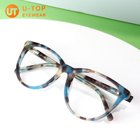 Montures de lunettes optiques Utop Montures en acétate Montures de lunettes vintage tendance de créateur de marque