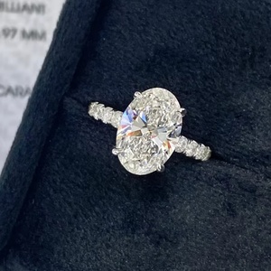 แหวนเพชรเพาะเลี้ยงในห้องปฏิบัติการ ทองคำแท้ 14K 18K  ขนาด 1-5 กะรัต รับรองโดย IGI แหวนหมั้น แหวนแต่งงาน เครื่องประดับสำหรับผู้หญิง - Product Image 2