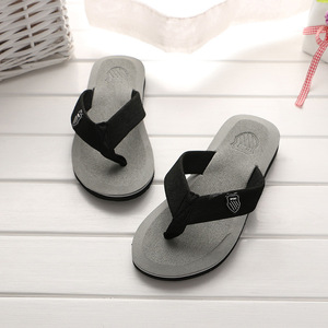 Tongs de plage pour hommes, mode estivale, confort décontracté, sandales à bout ouvert, semelle plate, respirantes, chaussures pour hommes - Product Image 4