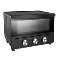Four à toaster mini 13L 1300W avec boîtier en acier inoxydable, four électrique pour pizza et gâteaux avec fonction d'humidification, prend en charge OEM/ODM