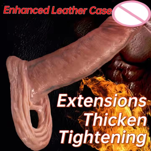 Gaine Péniale Réaliste 3 Tailles Différentes Mâle Loup Bretelles Pour Hommes Avec Préservatif Silicone Liquide Doux Jouets Sexuels Adultes Pour Hommes - Product Image 3