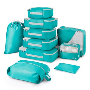 10-piece Set Durable Packing Cubes for <strong>Suitcases</strong> Travel Essentials Anti-Tear <strong>Stitching</strong> Luggage Packing Organizers - Product Image 1