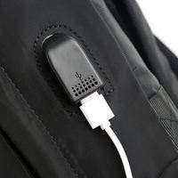 Vente chaude Étanche Voyage Ordinateur Portable Sac À Dos Portable Sacs À Bandoulière Avec Usb Port De Charge Logo Sur Mesure