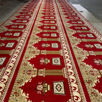 Tapis ignifuge pour église royale, tapis de prière Wilton antidérapant, 100 % nylon, motif imprimé, bouclé, tapis mural pour mosquée