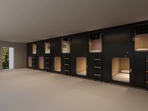 Dormiamo il Pod del prodotto della capsula dello spazio dell'<span class=keywords><strong>hotel</strong></span> capsula dello spazio del letto della capsula condivisa del sonno per l'<span class=keywords><strong>hotel</strong></span> - Product Image 6