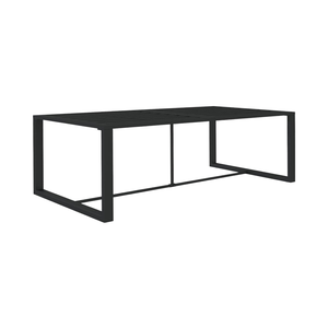 Hiện đại ngoài trời bàn ăn 120x60x66 cm nhôm bền kim loại cho sân sử dụng - Product Image 1
