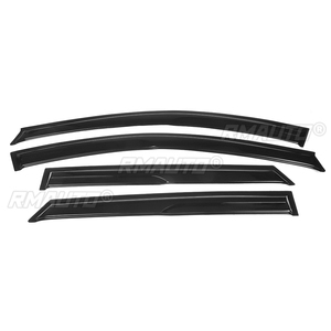 4pcs Car Window Wind <b>Deflectors</b> Tinted Weathershields for Hyundai IX35 Tucson 2011-2015 Window Visor <b>Rain</b> Guard Vent Sun Shade - Product Image 2