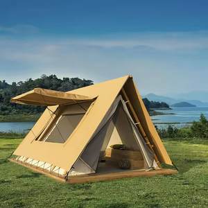 Cadre en A personnalisé pour <span class=keywords><strong>l</strong></span>'extérieur Glamping Safari Étanche en forme de triangle contreventement droit inspiré de la campagne pour les tentes de <span class=keywords><strong>camping</strong></span> - Product Image 2