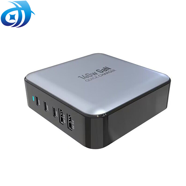 Chargers Adapters 140W USB C Desktop Charger Nexode 4 Ports GaN PD Fast Charger with 4.9 FT USB C to C Charging Cable