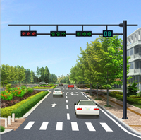 Feux de signalisation routière LED DC de haute qualité, haute luminosité, IP65, avec garantie de 5 ans pour les routes urbaines