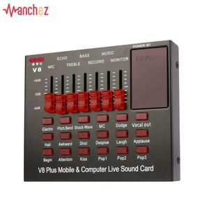 Oplaadbare Mobiele & Computer Live Geluidskaart Usb Audio <span class=keywords><strong>Interface</strong></span> Met Meerdere Geluidseffecten Bt Verbinding Voor Zingen Live - Product Image 4