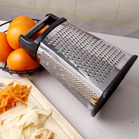 Hoge kwaliteit 10 inch roestvrijstalen handmatige schilmes, rasp, snijder en cutter voor fruit en groenten, geschikt voor vaatwasser.