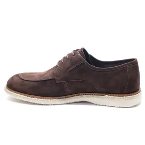 Mode chaussures habillées classiques pour hommes bureau en cuir suédé chaussures de marche en cuir de vache souple chaussures décontractées pour hommes