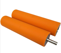 Rouleau en caoutchouc à dureté personnalisée PU Silicone EPDM SBR NBR pour machines d'impression, de laminage et pièces de rechange industrielles