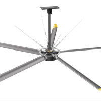 Ventilateur de plafond HVLS industriel pour le refroidissement de grandes surfaces dans les centres logistiques et les hubs de distribution