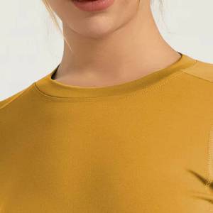 T-shirt de fitness léger et respirant à manches longues pour femme, vêtements de sport amples pour le yoga en plein air et les occasions décontractées - Product Image 5