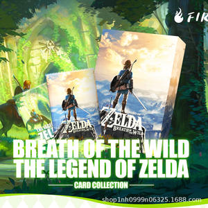 Jeu de cartes à collectionner Zelda Breath of the Wild - Édition classique Gold Sands - Carte commémorative à fenêtre rabattable - Fabriqué en Chine - Product Image 5