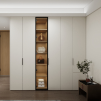 Armario de Dormitorio de Lujo, Tocador de Madera, Armario de Almacenamiento, Mueble de Guardarropa Personalizado, Juego de Dormitorio