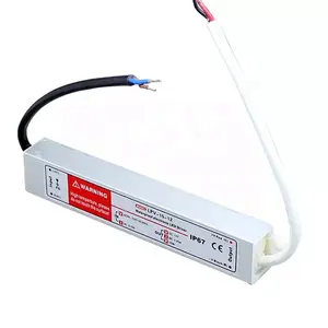 Fuente de alimentación LED de 12V a prueba de agua ac-dc, Controlador LED de 15W,