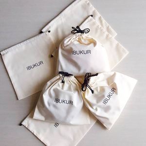 New Design Organic Cotton <b>Drawstring</b> Bag GOTS Certified Custom Logo Cosmetics Dust Sack Jewelry Packaging <b>Pouch</b> Crafts Candle - Product Image 6