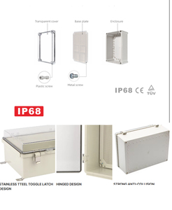 Nhựa trong suốt bìa ngoài trời ABS nhựa hộp điện tử withtransparent bền <span class=keywords><strong>LCD</strong></span> tấm bìa coverinstrument Thùng - Product Image 5