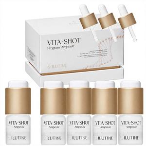 Ampoule liquide éclaircissante, blanchissante et anti-âge avec vitamine C stabilisée pour l'éclat du teint, absorption rapide, pour femmes, 4 semaines - Product Image 1