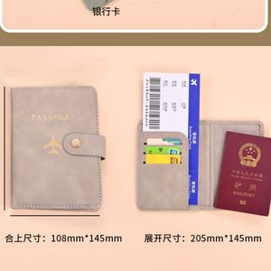 Funda Universal para Pasaporte de Cuero PU, Organizador de Viaje de Cuero PU para Pasaporte, Boletos, Tarjetas de Crédito y Tarjetas de Embarque - Product Image 2