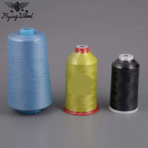 Máquina de Coser Industrial de Alta Calidad con Cuatro Agujas y Seis Hilos, 100% Poliéster Teñido, Patrón de Alta Temperatura - Product Image 1