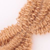 Capelli ricci africani alla rinfusa Afro crespo capelli ricci per riparazione Locs Extension Cheveux humains afro crepus treccia capelli