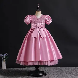 Jolies robes d'été à imprimé arc-en-ciel pour filles de 8 ans, 2023