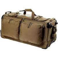 Sac de voyage à roulettes 126L de haute qualité, géométrique, vintage, personnalisé, en nylon imperméable avec fermeture éclair, grand et durable pour l'extérieur