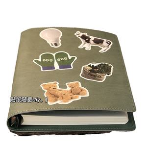 Carpeta económica A6, organizador de cuero de tapa dura <span class=keywords><strong>con</strong></span> sobres <span class=keywords><strong>con</strong></span> cremallera, <span class=keywords><strong>dinero</strong></span> para relleno de efectivo, planificador de presupuesto, cuero PU Premium - Product Image 3