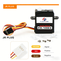 Flash Hobby Super Tiny FH-1083D 1.7g 0.05s Moteur sans noyau Ultra Micro Servo numérique pour petits avions RC d'intérieur