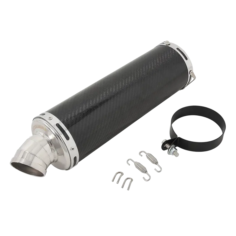 Universal Motorcycle 51mm Yoshimura Exhaust Pipe Carbon Fiber Muffler For GSXR1000 Z1000 R25 FZ6 TMAX530