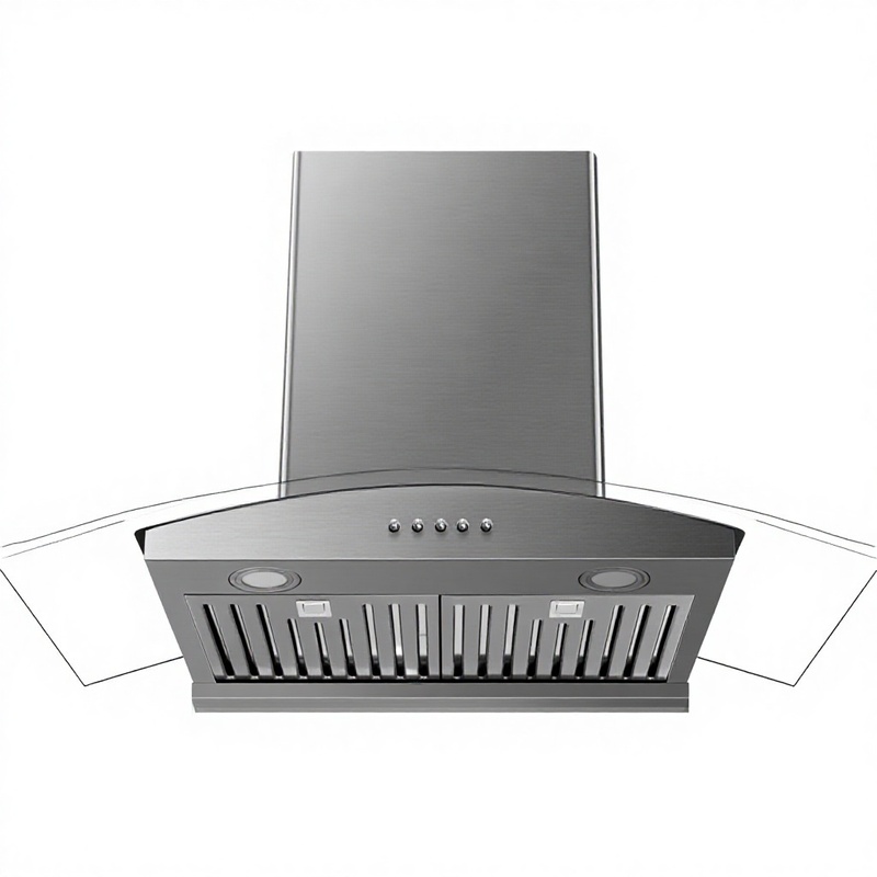 Electric Vented Kitchen Extractor Chimney Kitchen