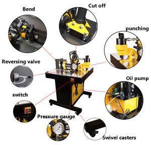 Electro-hydraulic Busbar Processing <b>Machine</b> for Bending, Cutting&<b>punching</b> Copper Busbar - Product Image 3