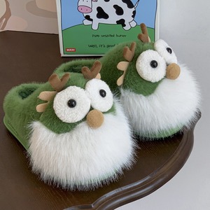 Most Popular Indoor Outdoor Soft Winter Plush for Slippers Comfortable Home Christmas Ideas Feature for Spring Seas - Product Image 4