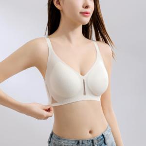 Ultra-Thin Seamless Summer Push-Up Bra Adjustable Knitted Jelly Strips Comfortable Soft Breathable Cups Wire Free Everyday - Product Image 3