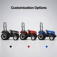 Mini-tracteur 4x4 Agriproven avec attelage trois points et quatre accouplements rapides hydrauliques pour les distributeurs d'équipements agricoles