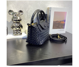 Bolso de Mano Tejido de Cuero Genuino 2026 para Mujer, Bolso de Hombro y Bandolera de Cuero Vacuno de Alta Gama para Damas - Product Image 3