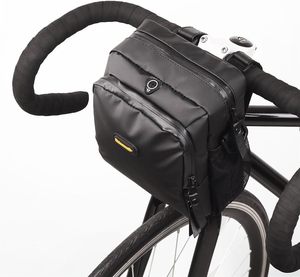Free Sample Custom Large Capacity Waterproof Bike Top Tube Front Bag for Bike Outdoor <b>Bicycle</b> Handlebar Bag Ride on Cars - Product Image 3