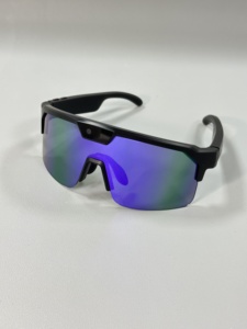Q01 Smart Glasses 8MP <b>Camera</b> Gradient Purple Lenses BT5.3 WiFi AI Voice Assistant Object Recognition 270mAh - Product Image 2
