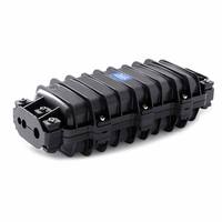 Boîtier de raccordement optique à 6 ports de type en ligne personnalisé avec étanchéité mécanique 96/144 cœurs FOSC
